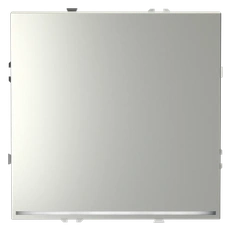 Изображение Проходной переключатель встраиваемый VOLTUM S70 одноклавишный с подсветкой 10А, (сталь)